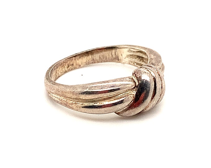 Vintage Size 9 Weaving Design Ring | Beautiful Design Ring | Silver  925 Sterling Ring RG 85M