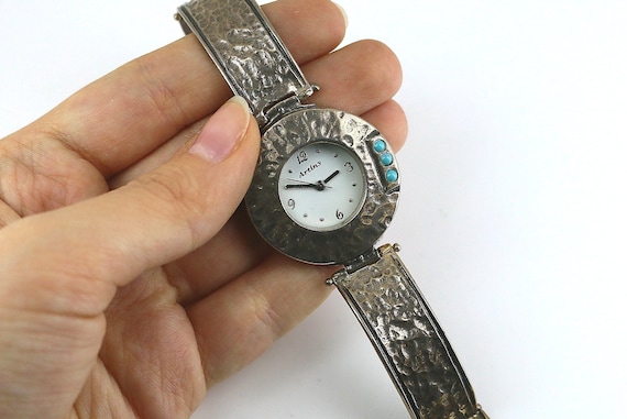 Montre Femme Ecclissi En Argent Sterling - Cadre Ovale 31x30mm, Quartz, étanche 30m - Reconditionnée