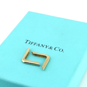 Autêntico Tiffany & Co Makers 14K Carteira Cantos Protetores Borda Substituição Par Suporte GOT 2