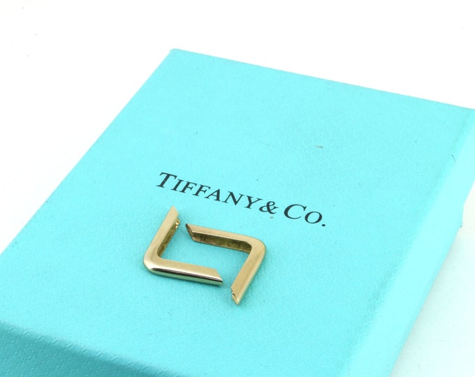 Authentic Tiffany & Co Makers 14K Wallet Corners Protective Edge Replacement Pair Holder GOT 2