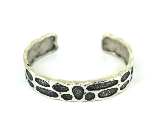 Vintage Cellular Inspired Pattern  925 Sterling S… - image 2