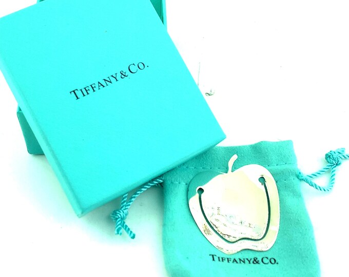 Authentic Tiffany & Co Bookmark | Apple Design Bookmark | Tiffany Sterling 925 Silver Bookmark | Ot 123v