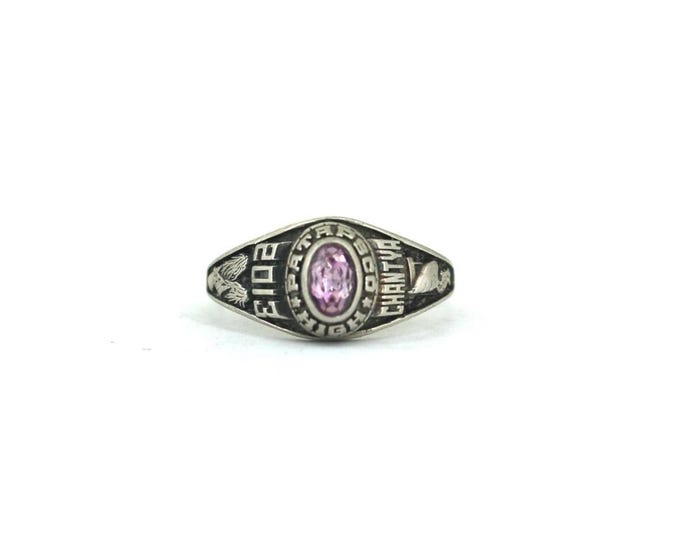Vintage Patapsco High School 2013 Design Class Ring 925 Sterling Size 7.50  RG 2466