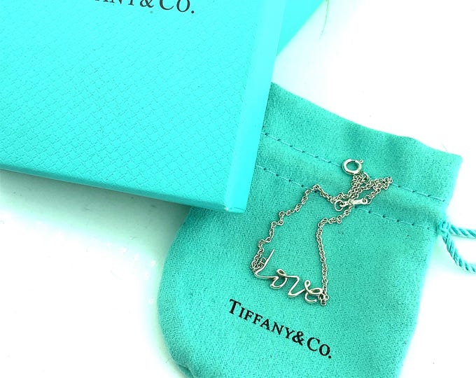 Authentic Tiffany & Co Design Bracelet | Love Notes Charm Design Bracelet |ag Design Bracelet | Sterling Silver 925 Bracelet | BR 3544