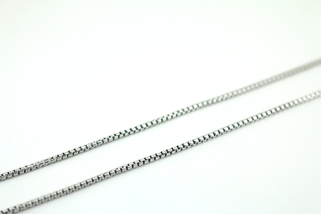 David Yurman Baby Box Chain 18 Inch 1.7 Mm Necklace 925 Etsy