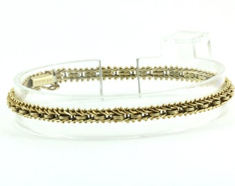 Vintage 14K Yellow Gold  Bracelet  GBR 153
