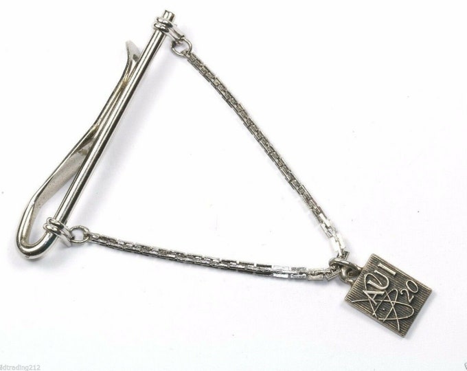 Vintage Balfour Signed Aui 20 Tie Clip 925 Sterling Silver Ot 88