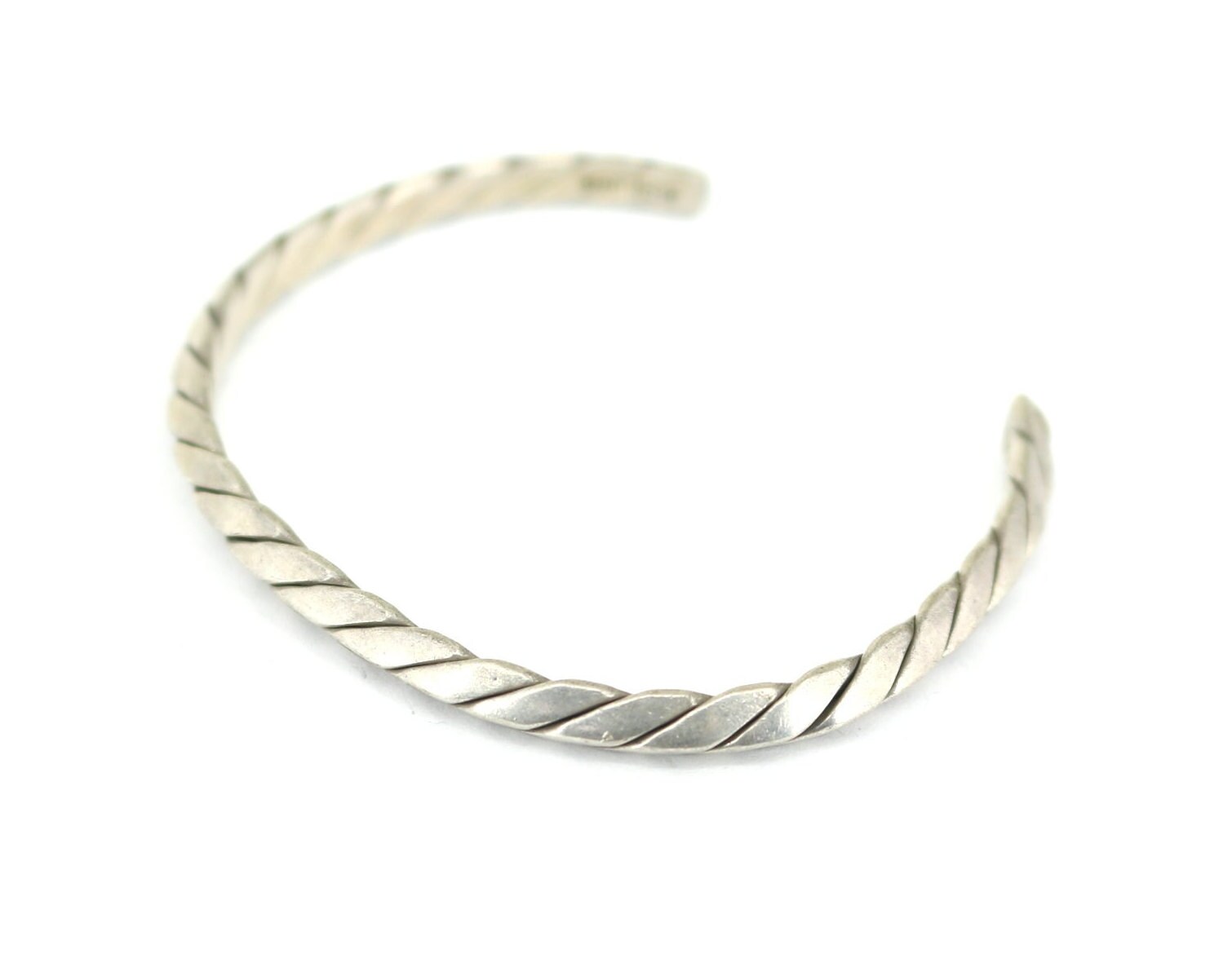 Silpada RARE Heavy Sterling Silver Rope Twist Cable Cuff