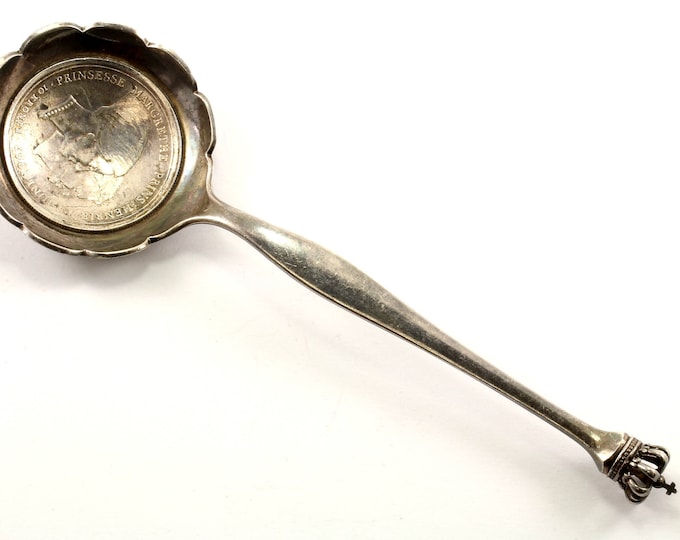 Antique Vintage Denmark Sterling Silver Spoon 925 Sterling  FW 154E
