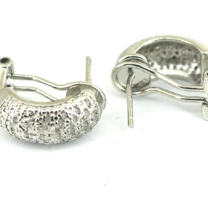 Lieson Orecchino Titanio, Orecchino Donna Bianco Orecchini A Bottone Donna Magnetico Rotondi Semplice Bianco Zirconi