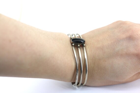 アクセサリー VT navajo bangle vintage Navajo Native American Sterling Silver Wide Cuff Bracelet