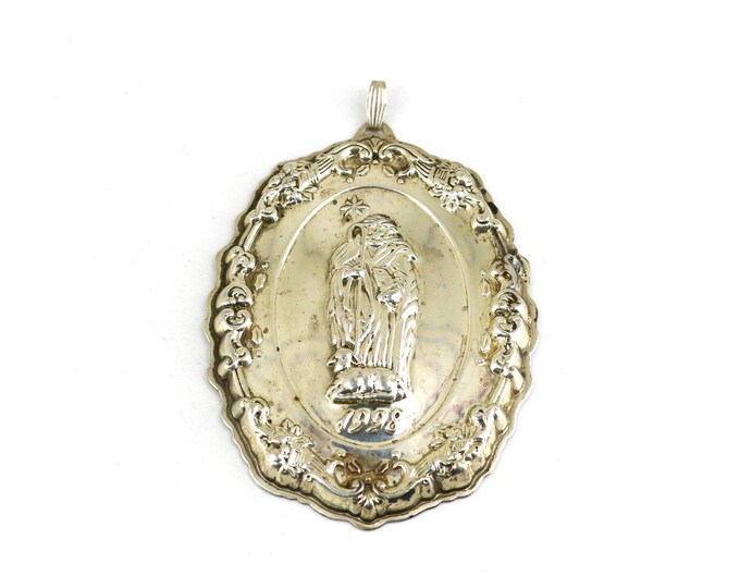Vintage 1998 Reed and Barton Francis I Nativity Christmas Tree Ornament 925 Sterling Silver OT 4B