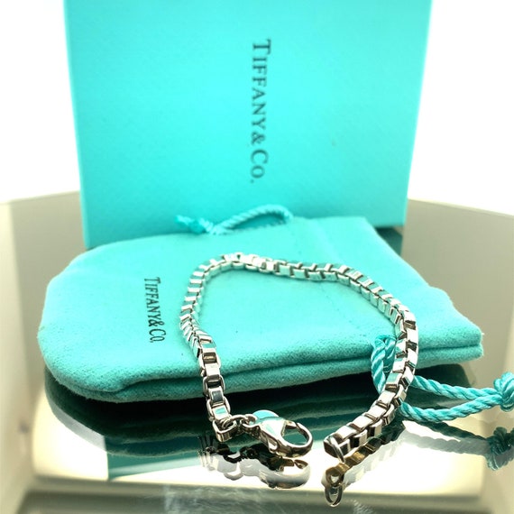 Shop Tiffany & Co Unisex Silver Bridal Logo Bracelets by andante. | BUYMA