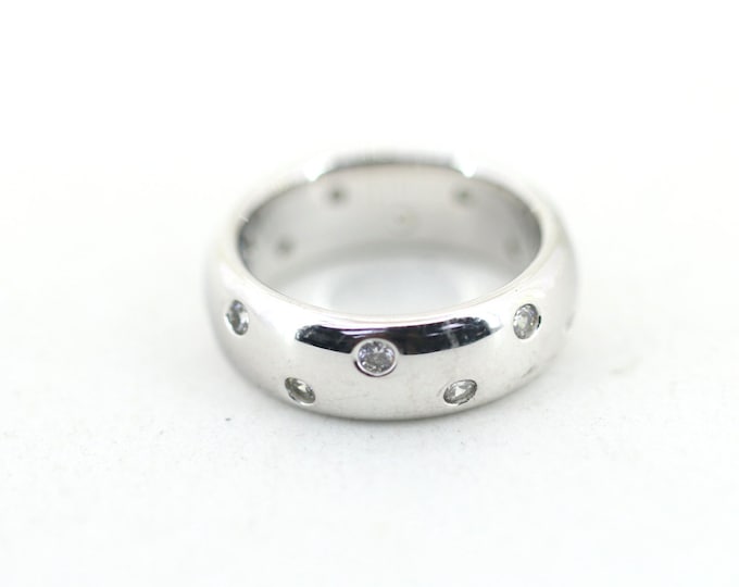 Size 7 Eternity Band Ring 925 Sterling Silver RG 3862