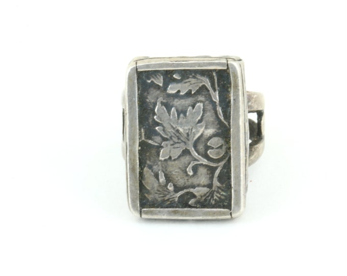 Vintage Size 7 Sipada Floral Leaf Vine Ring 925 Sterling RG 4222
