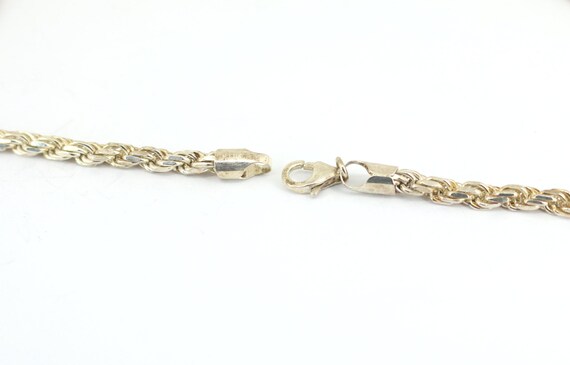 イタリア製 VINTAGE ヴィンテージ ロープチェーンブレスレット 925