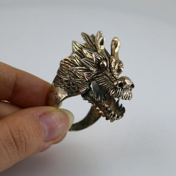 Gold Dragon Ring 18K - LUNAR RAIN