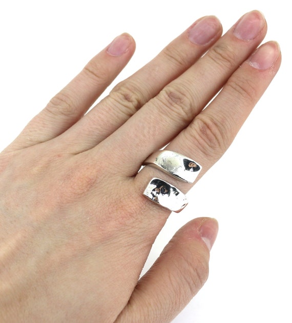 Jolie Bague Vintage En Argent 925 - Anneau Fin Et élégant, Occasion