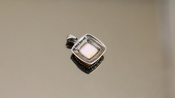 Vintage Square Shape Marcasite Beads Beaded Pink … - image 4