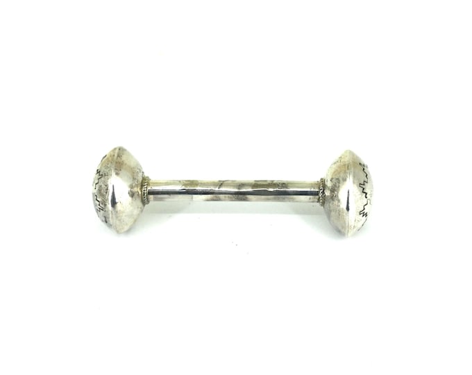 Vintage Kendra Scott Baby Toddler Rattle Toy 925 Sterling Silver OT 080