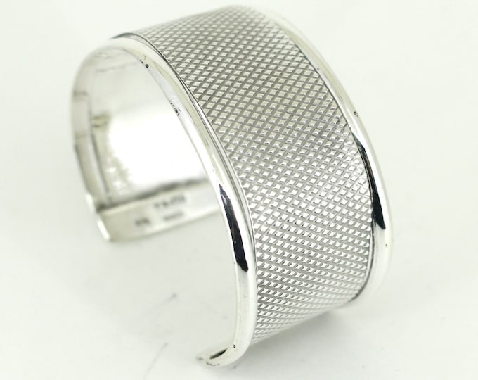 Vintage Mexico TA 175  Handmade Bangle Bracelet Sterling Silver BR 3853