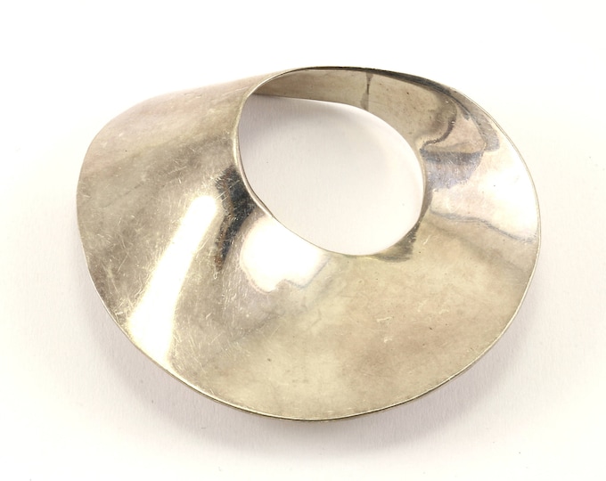 Vintage Modern Design Pin/Brooch 925 Sterling BB 1121