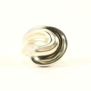 Vintage Silver Big Wide Modern Fashion Design Ring 925 Sterling Silver RG 3735