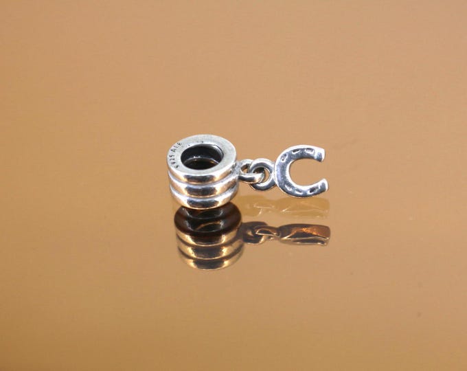 Vintage Pandora May Birthstone Charm Block Bead For European Bracelet Sterling Silver CH 11A