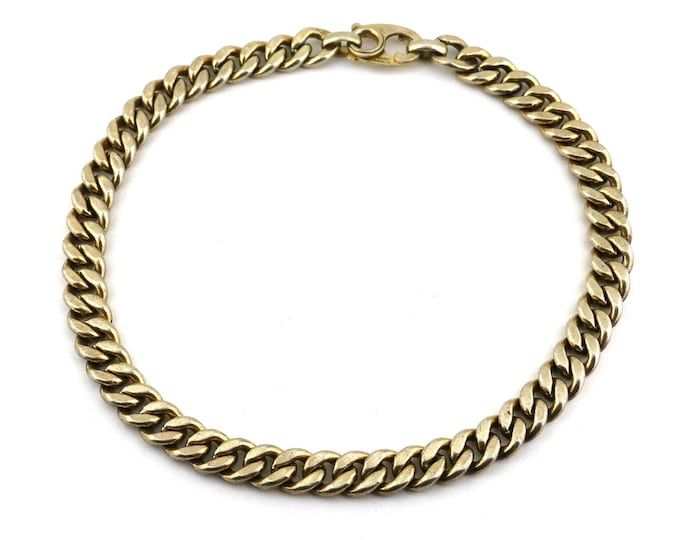 Vintage 15 In Napier Short Thick Heavy Curb Chunky Chain Design Necklace 925 Sterling NC 1293S