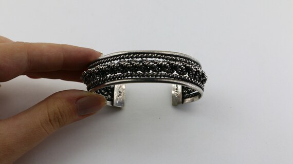 STERLING ネイティブアメリカン シルバー925ツイストカフブレスレット STERLING ネイティブアメリカン シルバー925ツイストカフブレスレット