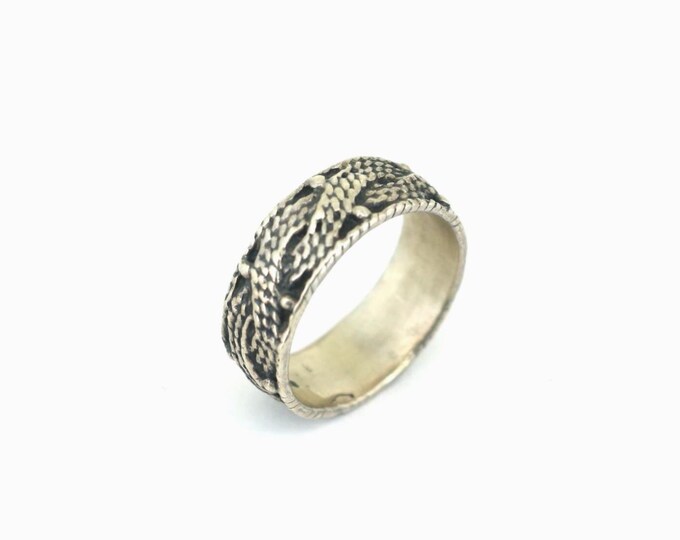 Vintage Braided Design Band Ring 925 Sterling RG 3617