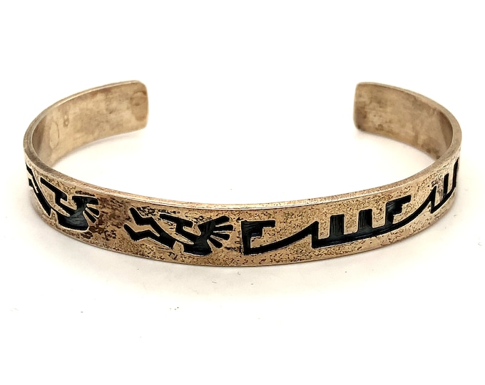Vintage Bracelet | Navajo Design Bracelet | Cut Design Bracelet | Bangle Design Bracelet | Sterling 925 Silver Bracelet | BR 3440K