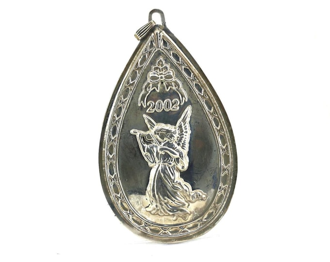 Vintage Waterford Sterling Silver Christmas Tree Ornament - 2002 Second Edition PD 1874