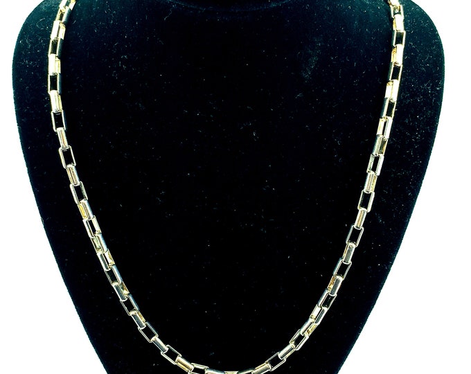 Vintage 30 Inch Necklace | Italy Design  Necklace | Chain Design Necklace | Silver 925 Sterling Necklace |  NC 1872N