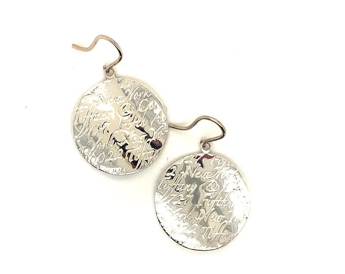 Authentic Tiffany & Co Design Earrings | New York Design Earrings | Silver 925 Sterling Earrings | ER 122b