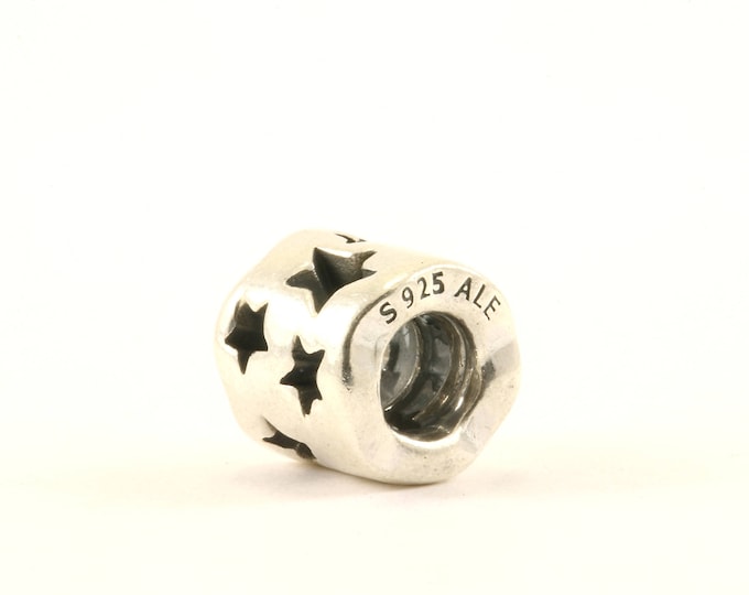 Authentic Pandora Christmas Seeing Stars Bead Charm Sterling 925 Silver CH 7-E