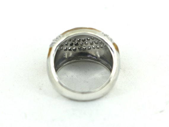 Vintage Size 7 Yellow Dome Ring 925 Sterling Silver RG 1075 - Etsy