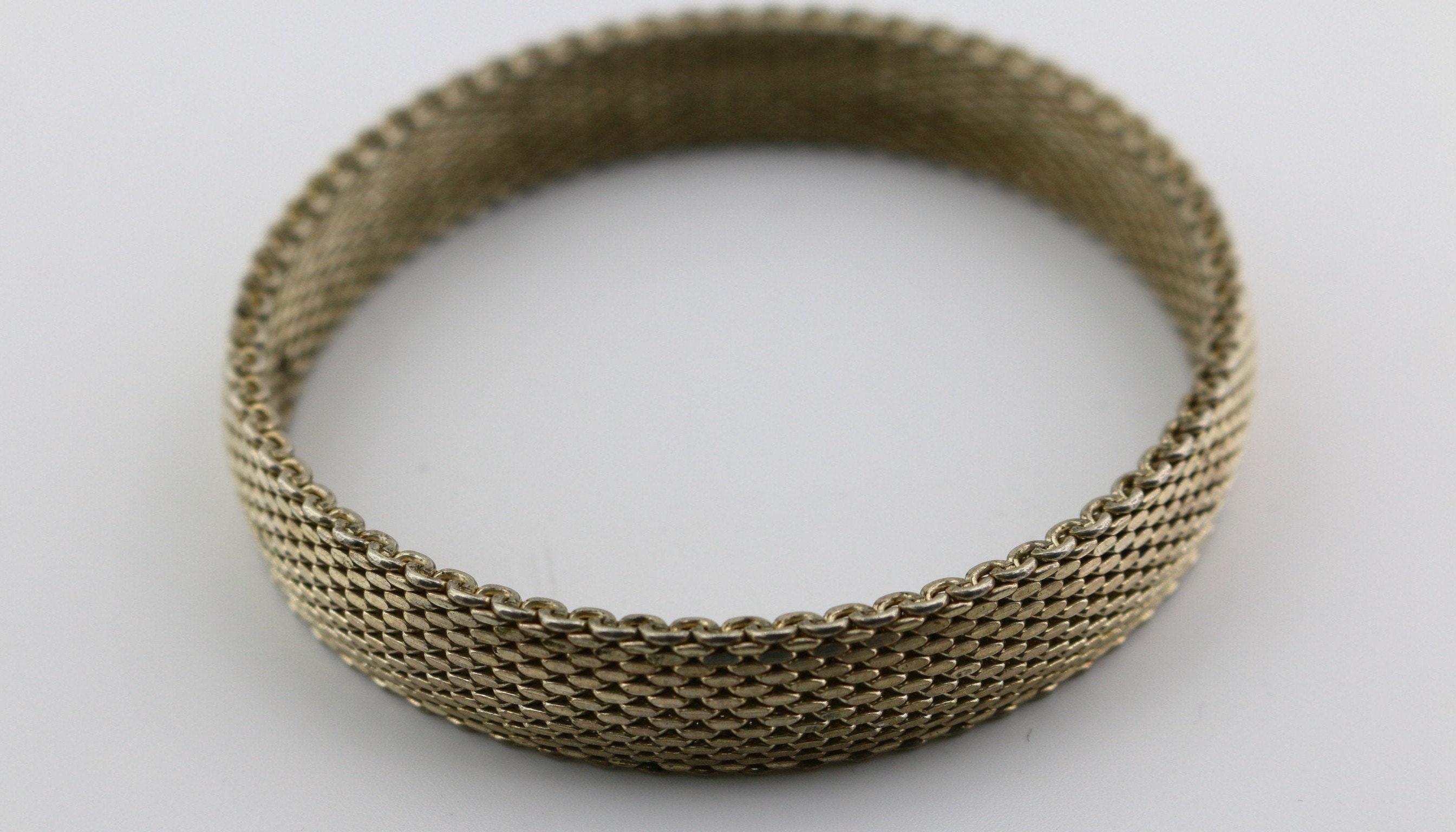 Vintage Metal Mesh Chain Necklace & Bracelet Set – Recess