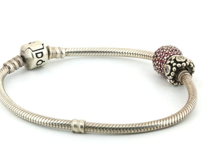 Authentic Pandora Smooth Charm  Bracelet Br 3633