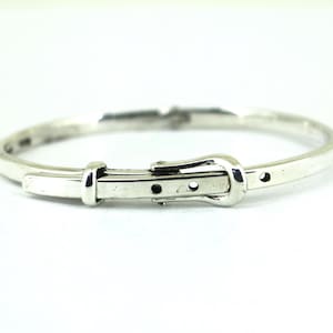 Mexico Sterling Silver Belt Buckle Bracelet - Etsy