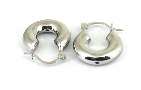 SILVER925 HOLLOW HOOP EARRINGS/シルバー/ピアス