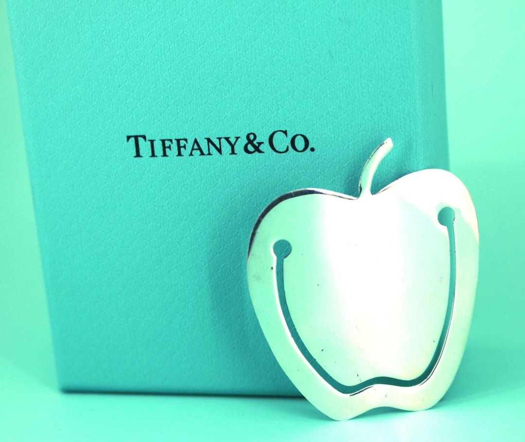 Tiffany & Co. Apple Bookmark | Vintage Sterling Silver Ot 123v - Etsy