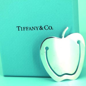 Tiffany & Co. Apple Bookmark | Vintage Sterling Silver Ot 123v - Etsy