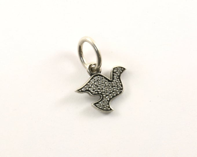 Pandora Hanging Dove 791350CZ Pendant 925 Silver PD 509