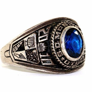 Vintage School Ring | 2010 Reed & Co So Mcsweeney School Ring Size 13.5 |  Sterling 925 Silver Rg 2359