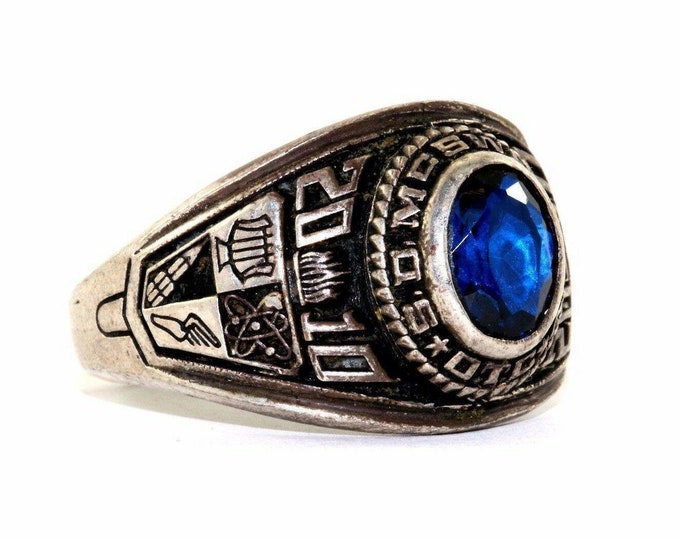 Vintage School Ring | 2010 Reed & Co So Mcsweeney School Ring Size 13.5 |  Sterling 925 Silver Rg 2359