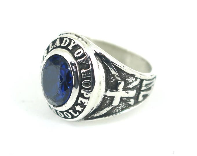 Vintage School 2019 Our Lady of Hope School Ring Sterling 925 Silver RG 4555