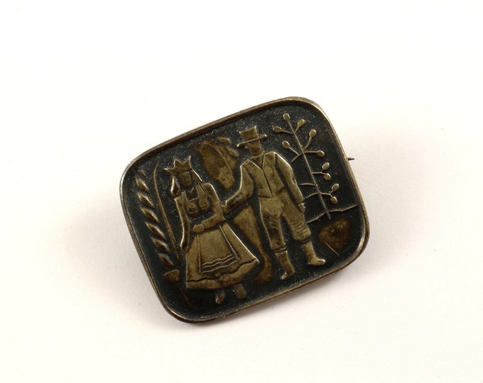 Vintage Pin/Brooch | Thune Norway Wedding Design Pin/Brooch | 925 Sterling Silver Pin / Brooch | BB 1257