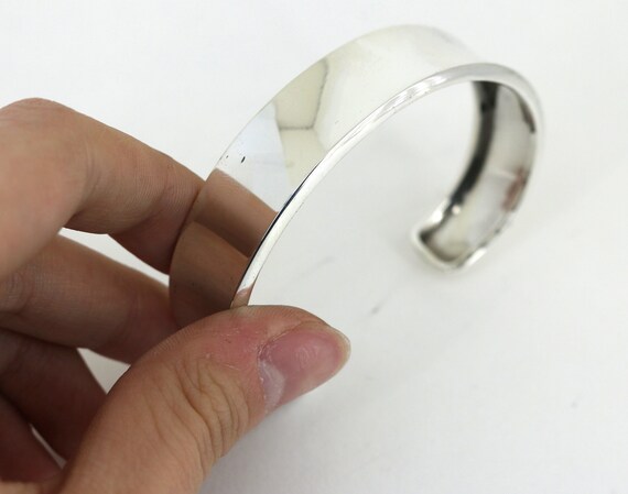 Vintage Ross-Simons Italian Polished Cuff Bracelet 92… - Gem