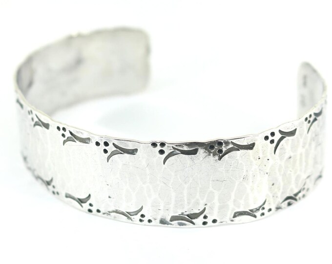 Vintage Anticlastic Gorgeous Cuff Bracelet 925 Sterling BR 3505